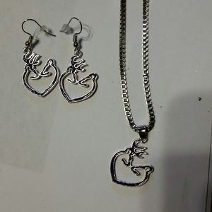 Necklace and earring set